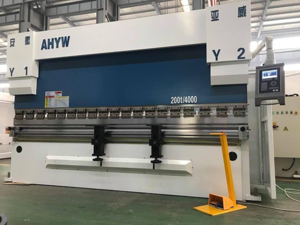 200T4M Yawei cnc synchro press brake 4 axis DA52S china  SHYW manufactures